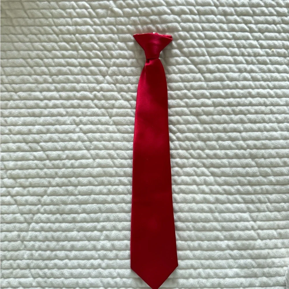 Kids Izod Red Tie